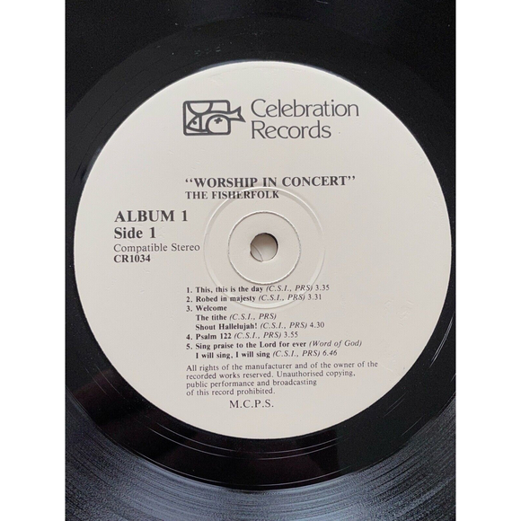 The Fisherfolk Worship In Concert 2 LP 1983 Celebration Records CR 1034 EX - Picture 5 of 11
